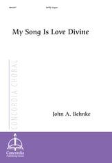 My Song Is Love Divine SATB choral sheet music cover